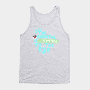 THE ESSENTIAL IS INVISIBLE TO THE EYE Tank Top